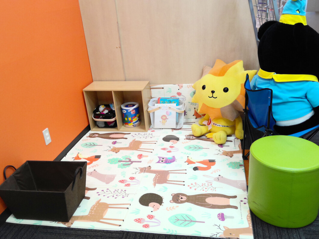 <p>キッズスペース完備でお子さま連れでも安心！</p>
